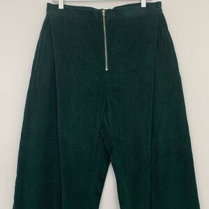 Rachel Comey Dark Green Corduroy Pants